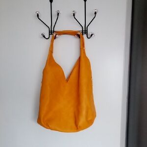 Urban Pipeline Vibrant Orange Hobo Bag